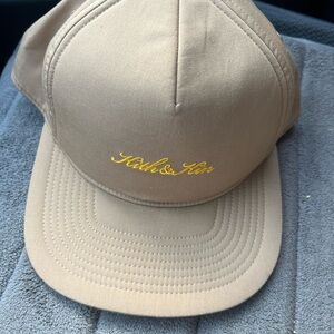 Kith Tan Cap with Elegant Embroidery